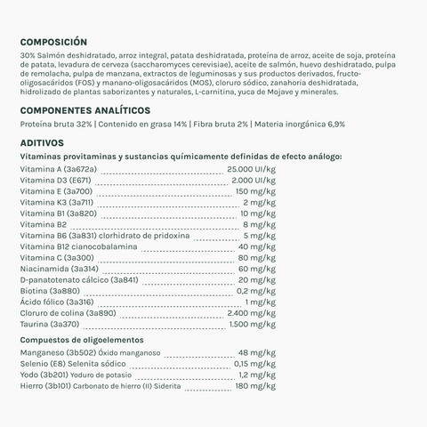 Hipoalergénico | Pienso Gatos Salmón | Caty´s