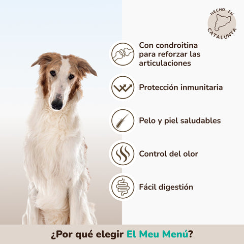 Pienso Senior para Perros Pollo y Salmón | Meu Menú